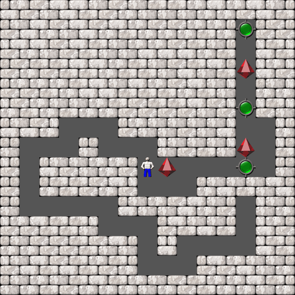 Sokoban Bugs509 collection level 181